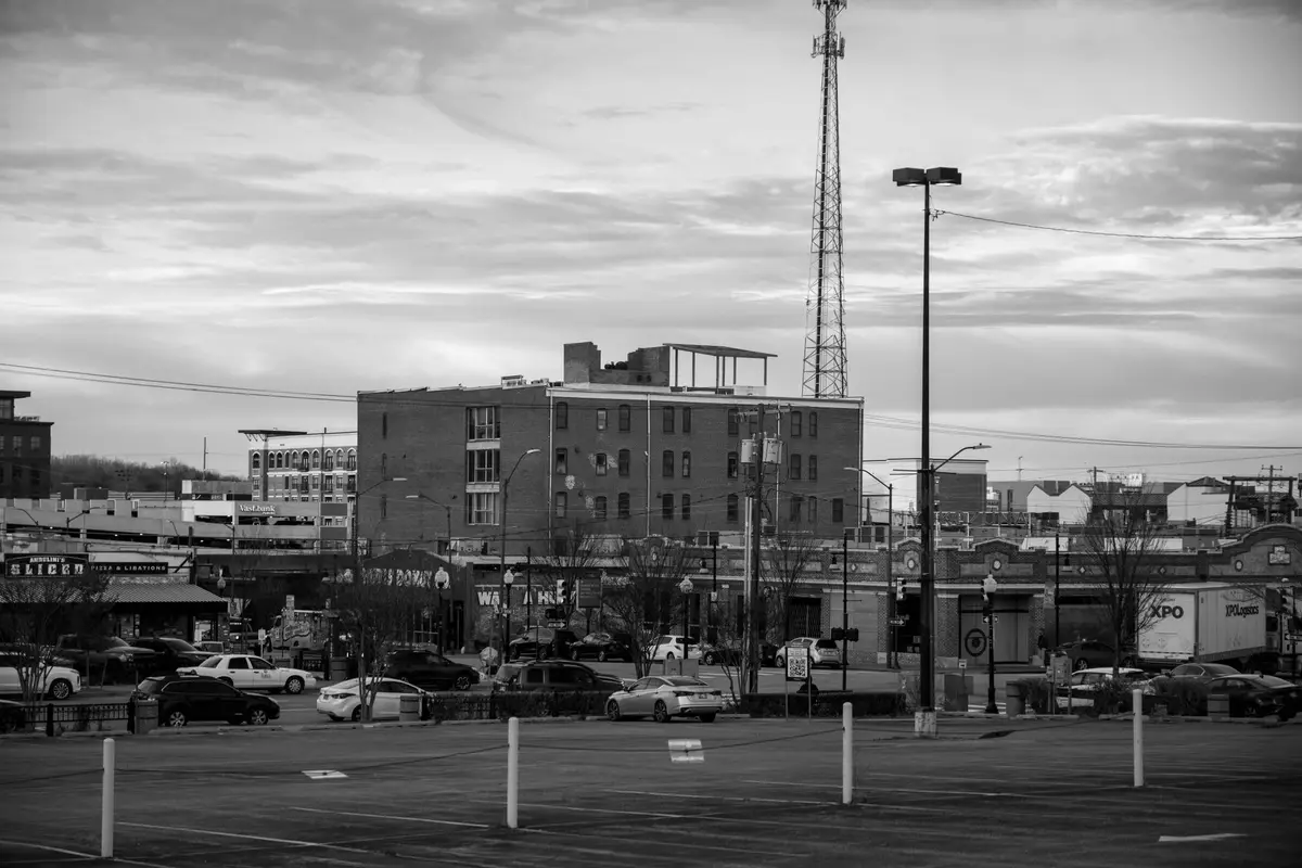 Downtown Lawton, Oklahoma street scene