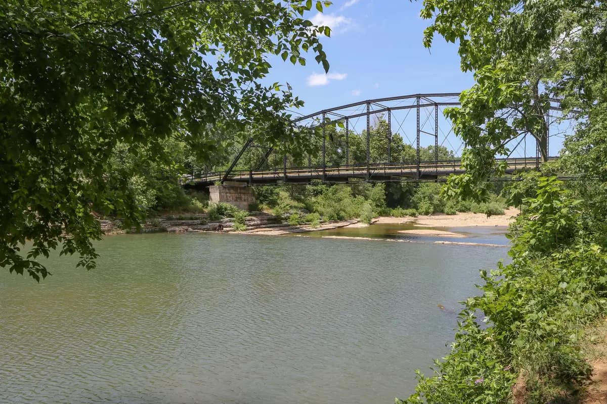A park in Little Rock, Arkansas