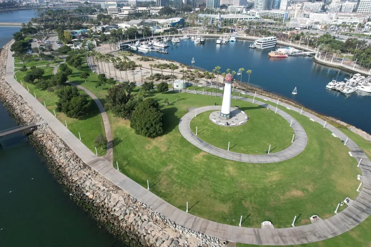 A park in Long Beach, California