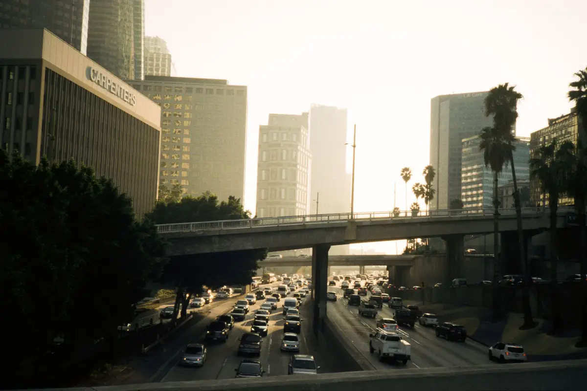 Downtown Los Angeles, California street scene