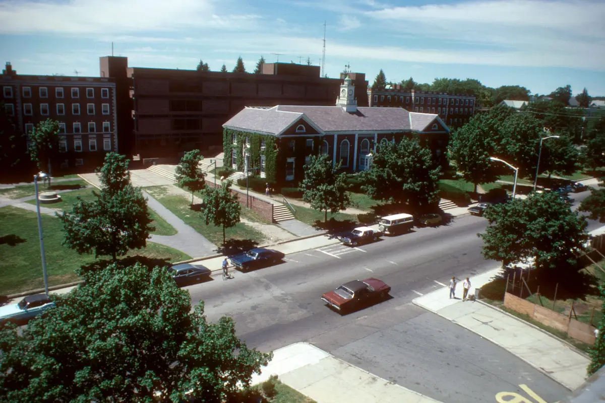Downtown Lowell, Massachusetts street scene