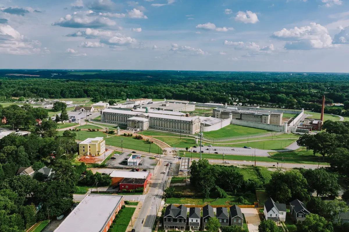 Aerial view of Macon, Georgia