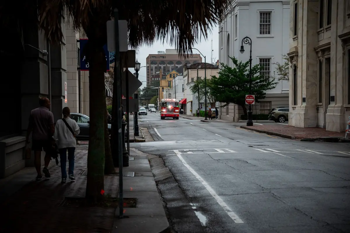 Downtown Macon, Georgia street scene