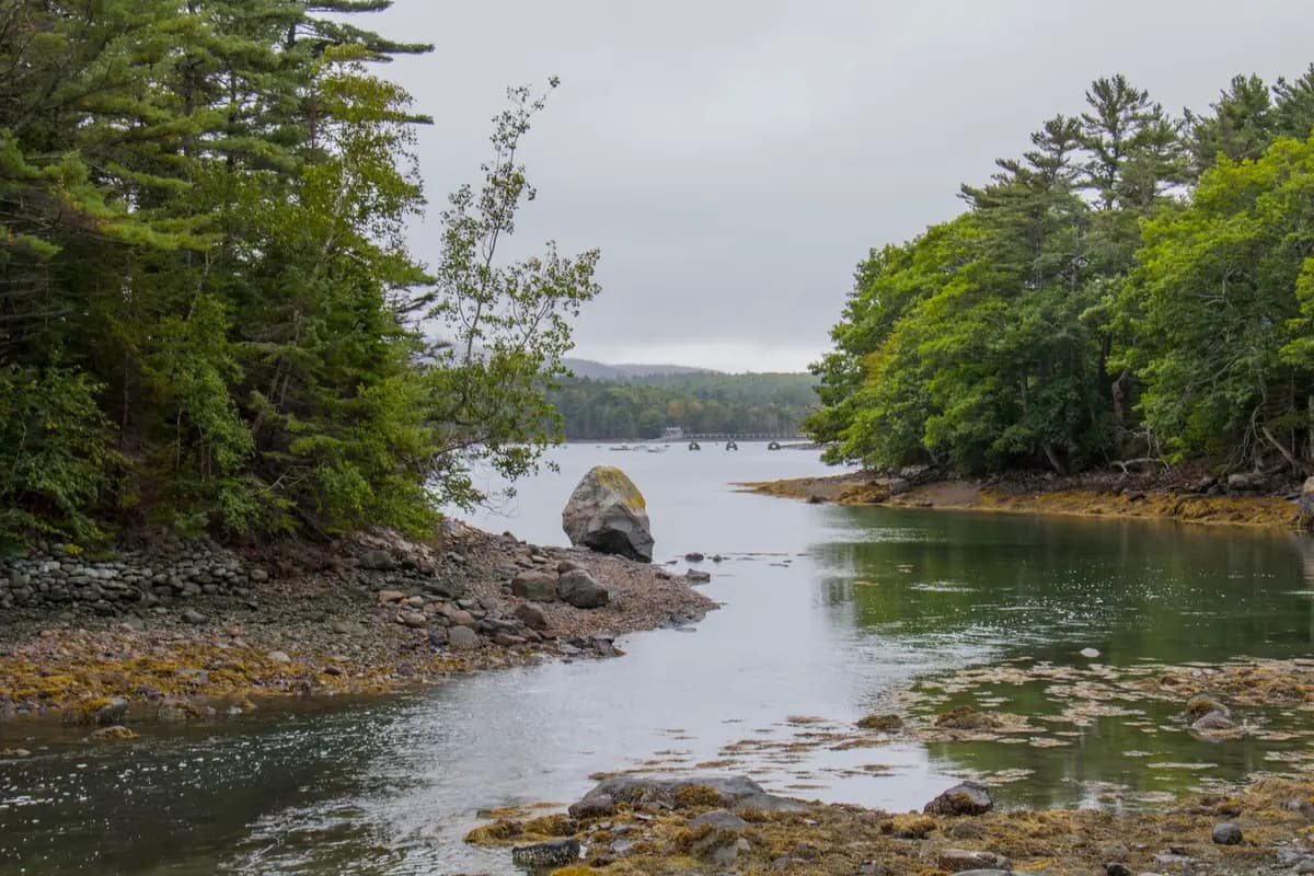 A wide Maine landscape