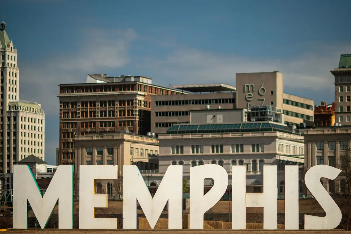 Downtown Memphis, Tennessee skyline