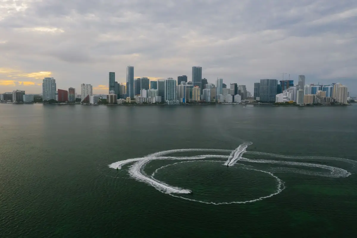 Aerial view of Miami, Florida