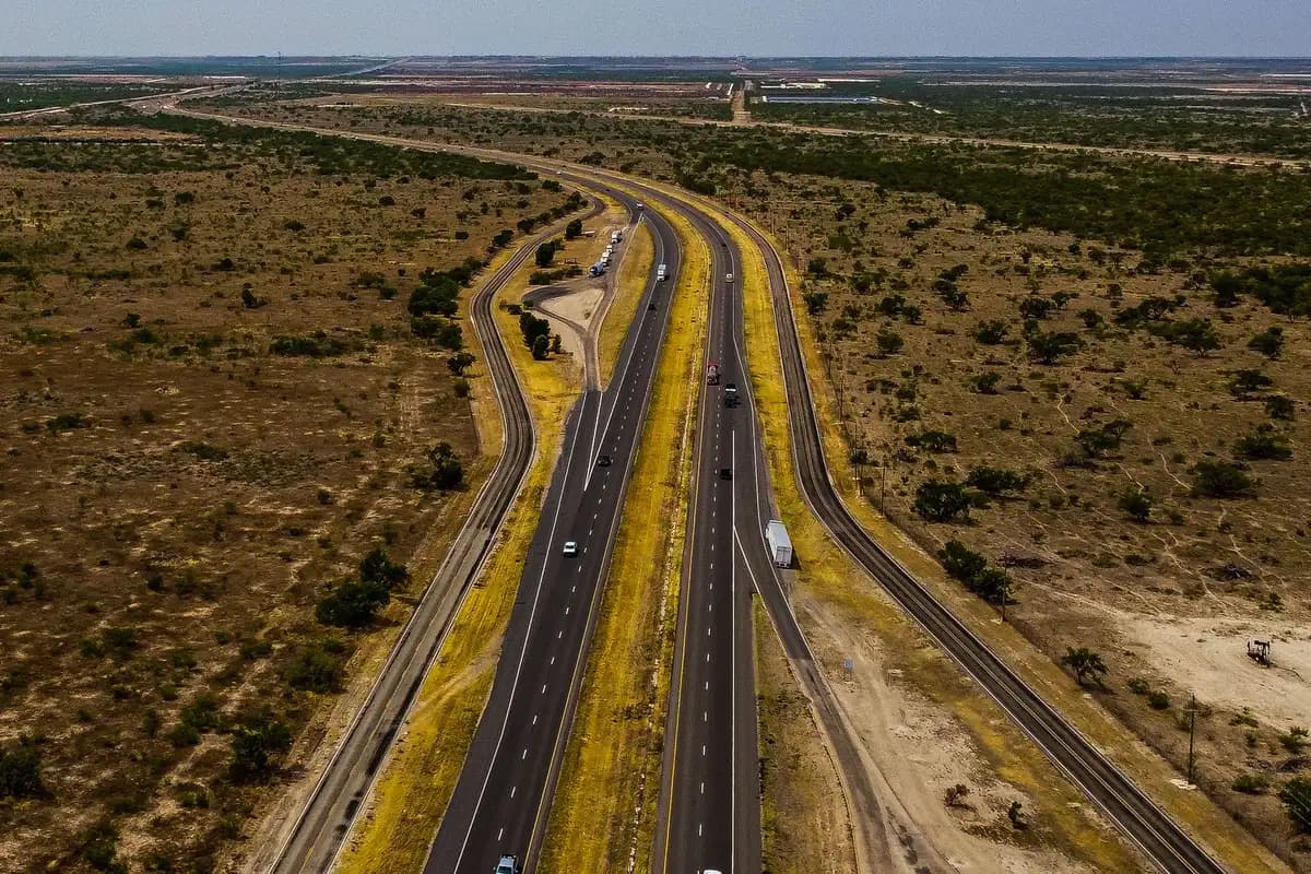 Aerial view of Midland, Texas