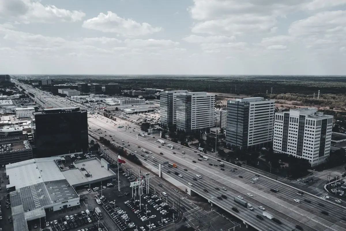 Aerial view of Mission, Texas