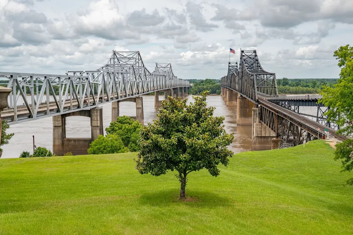 The Mississippi state flag