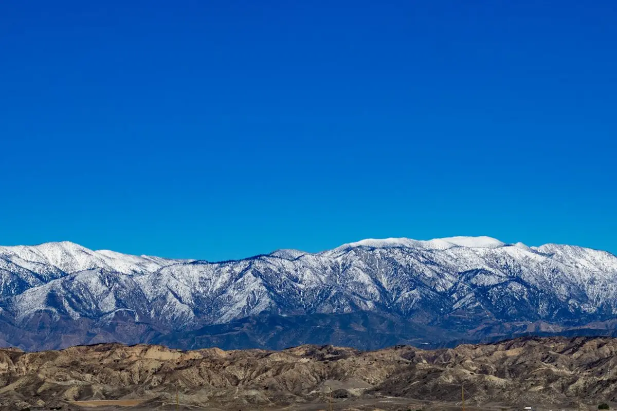 Downtown Moreno Valley, California skyline