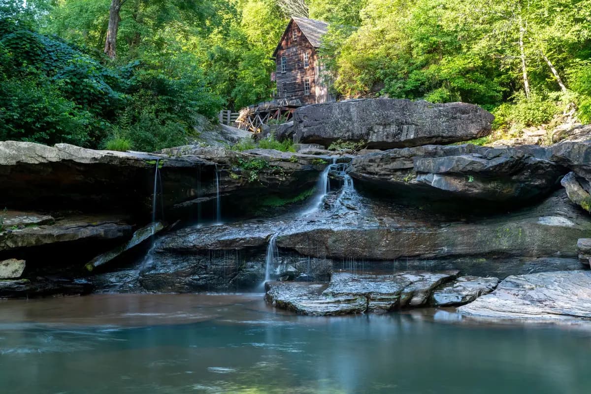 A park in Morgantown, West Virginia
