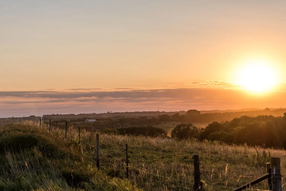 A wide Nebraska landscape