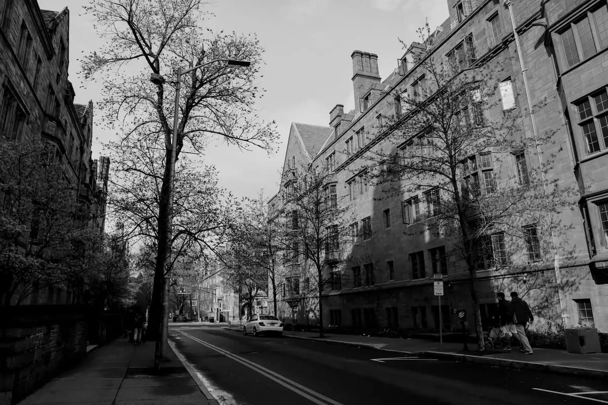 Downtown New Haven, Connecticut street scene
