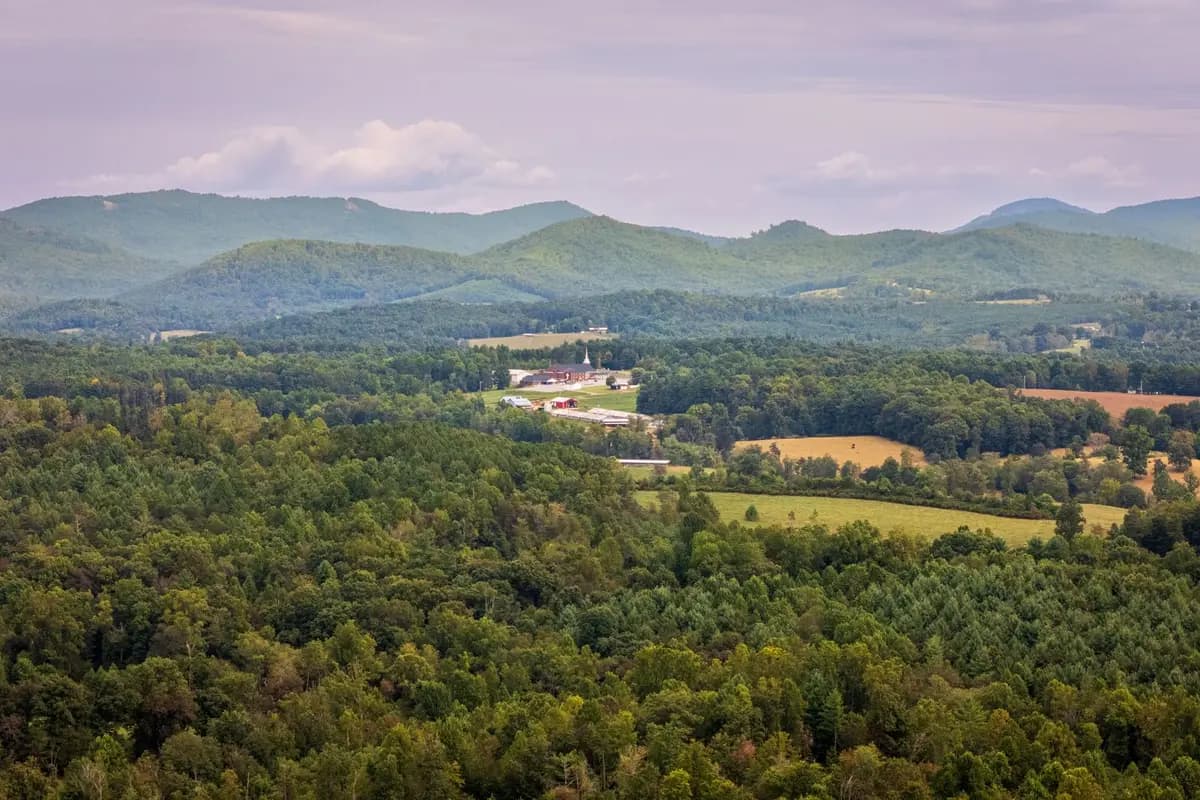 A wide North Carolina landscape