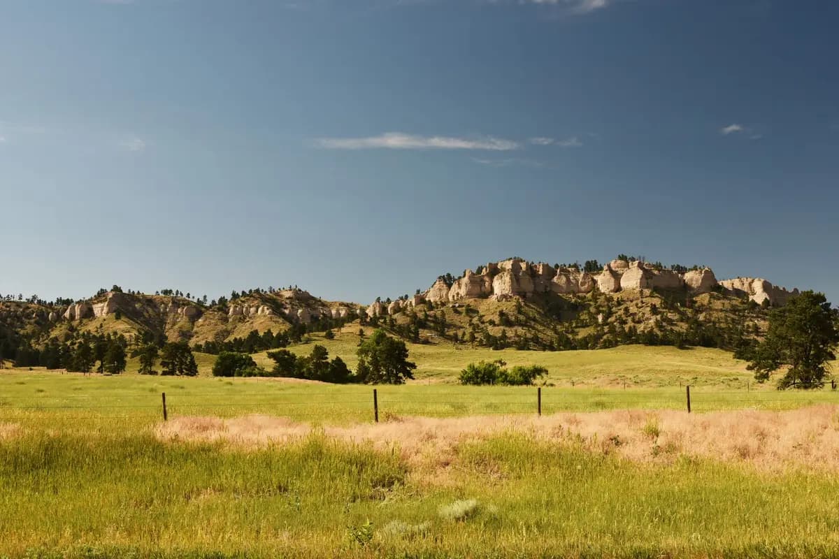 A wide North Dakota landscape