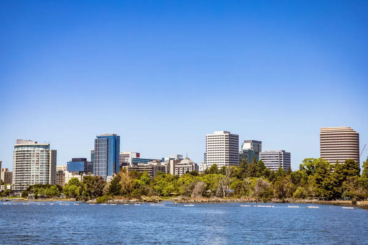 Downtown Oakland, California skyline