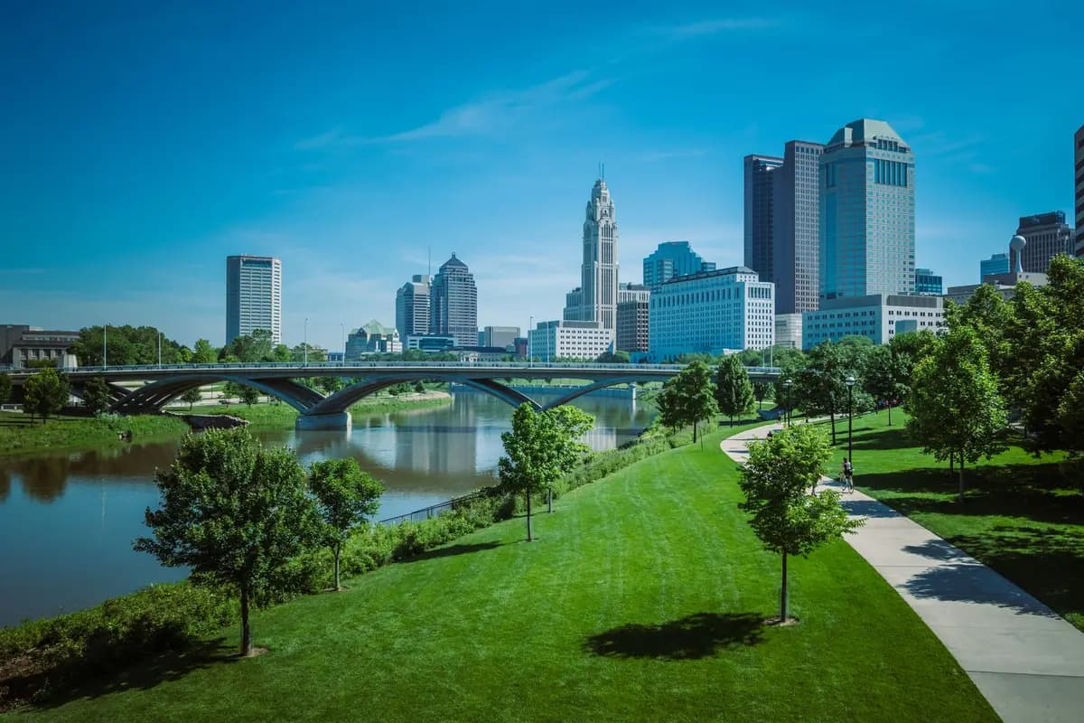 A major Ohio city skyline