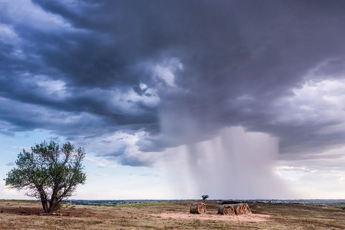 A wide Oklahoma landscape