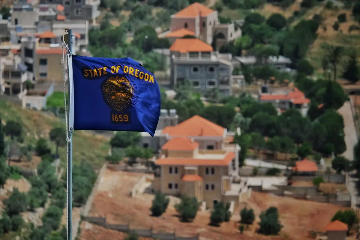 The Oregon state flag