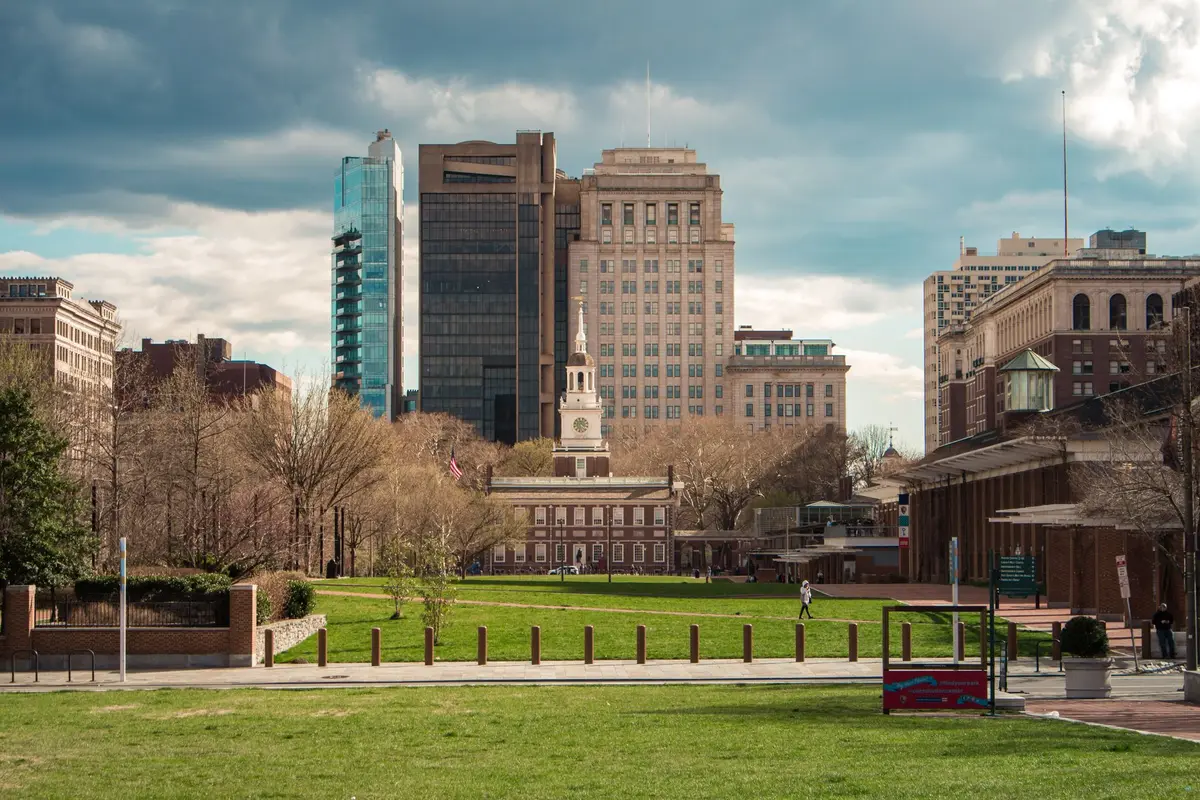 A park in Philadelphia, Pennsylvania