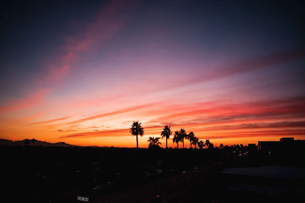 Phoenix, Arizona skyline at night