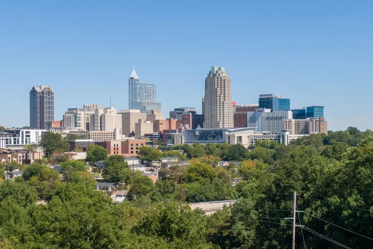 Downtown Raleigh, North Carolina skyline