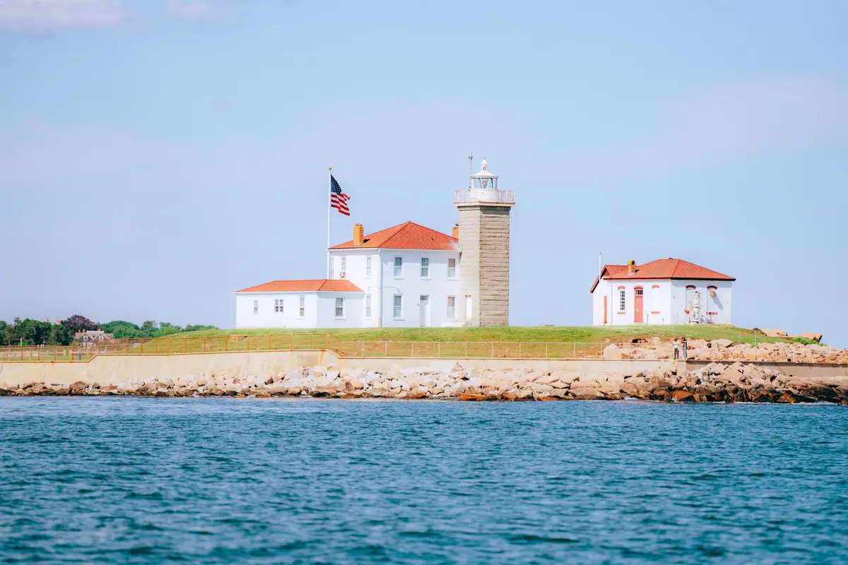 The Rhode Island state flag