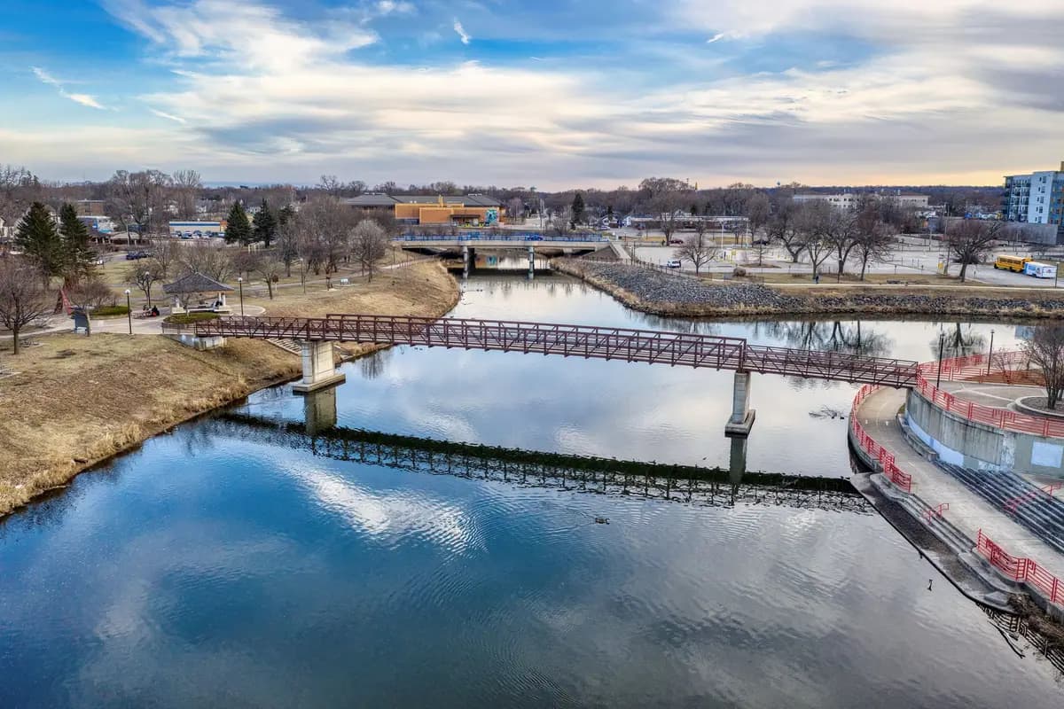 A park in Rochester, Minnesota