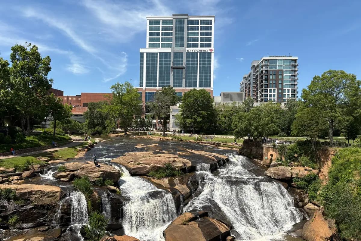 Downtown Rock Hill, South Carolina skyline