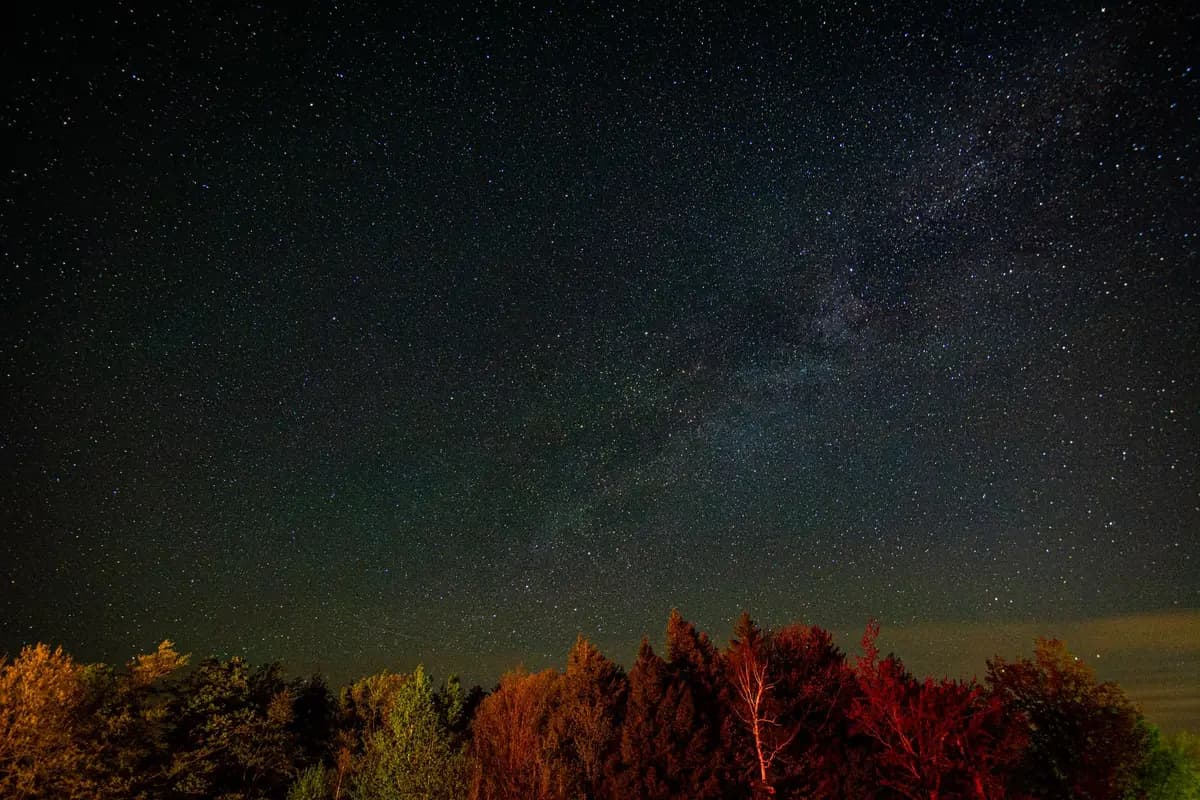 Rutland, Vermont skyline at night