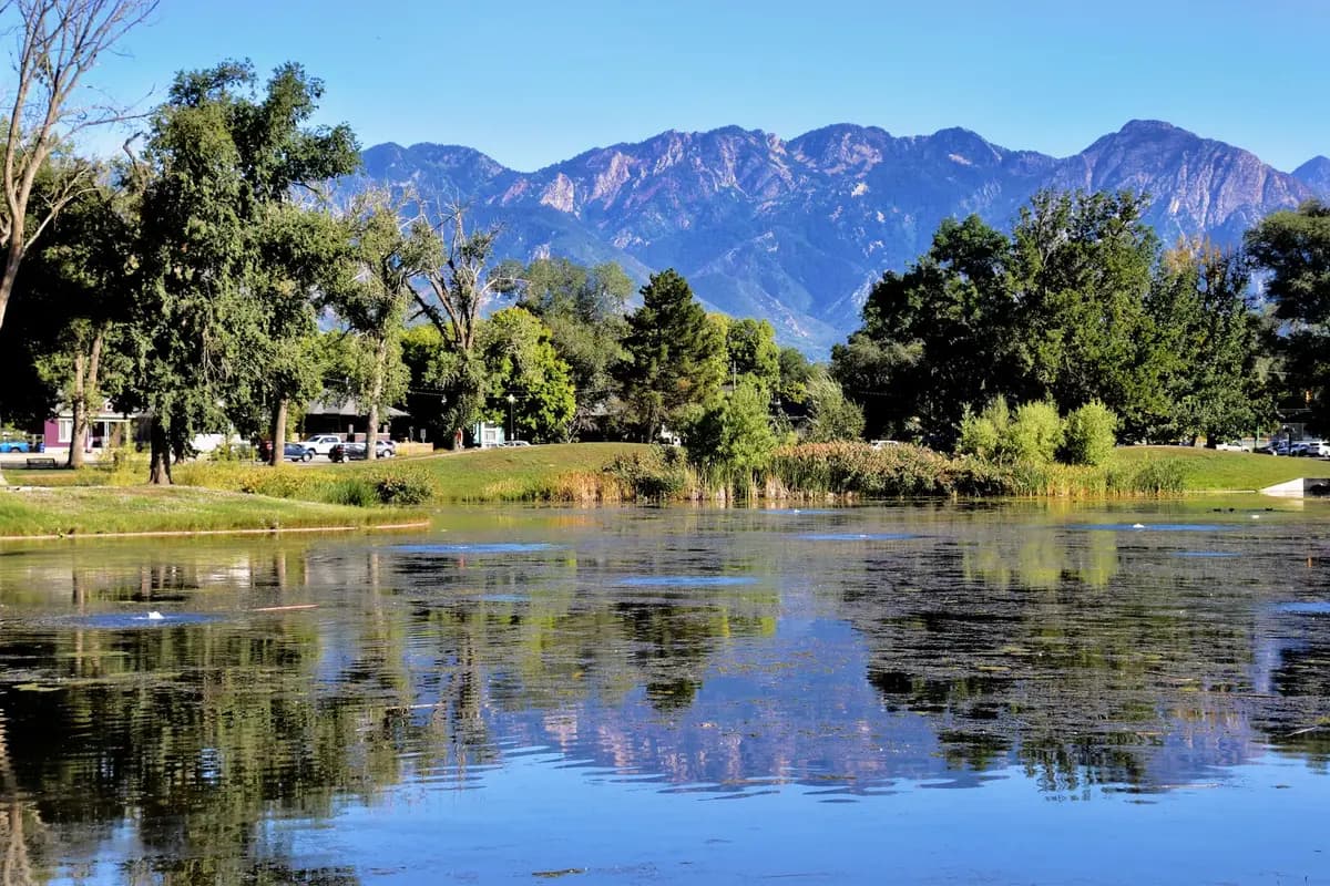 A park in Salt Lake City, Utah
