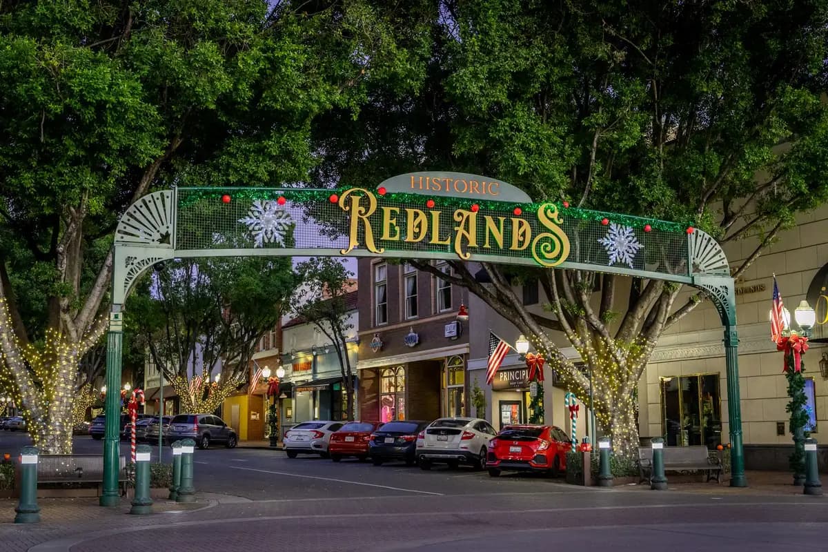 Downtown San Bernardino, California street scene
