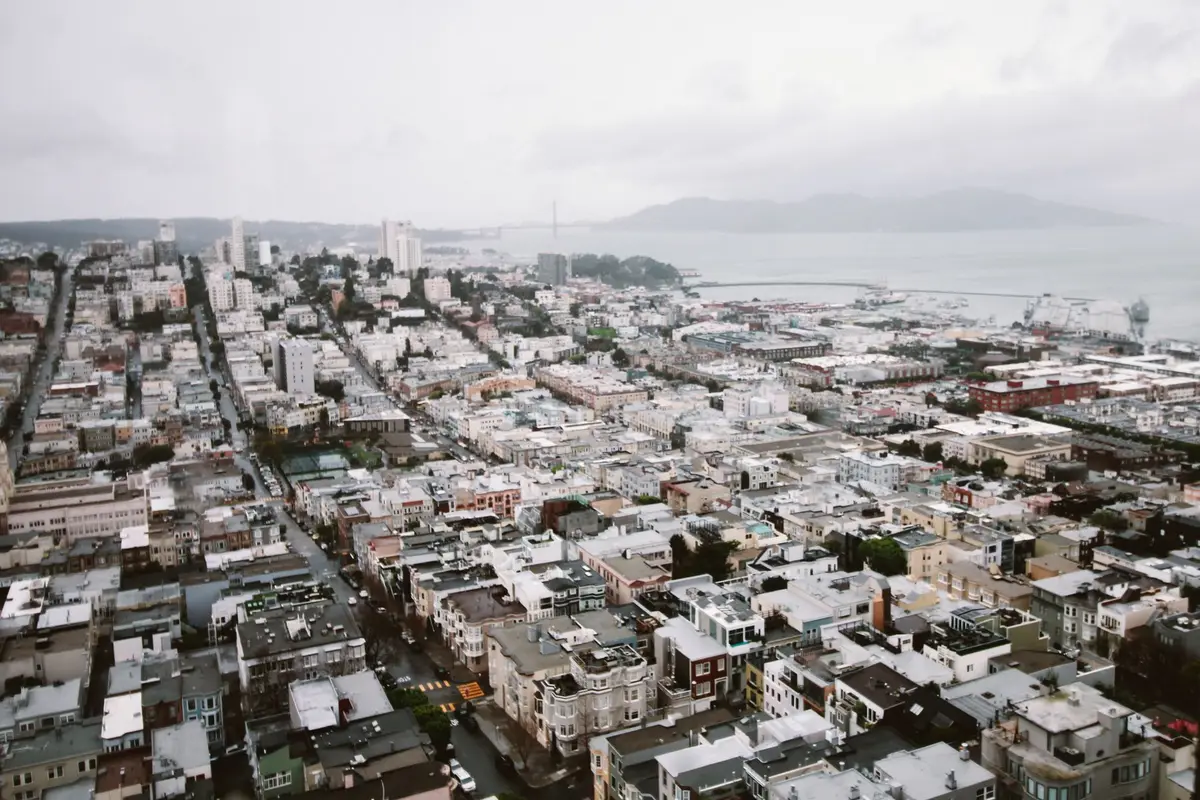 Aerial view of San Francisco, California