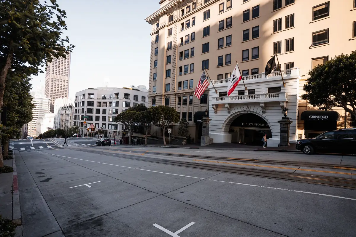 Downtown San Francisco, California street scene