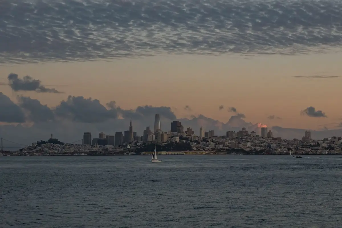 Downtown San Francisco, California skyline