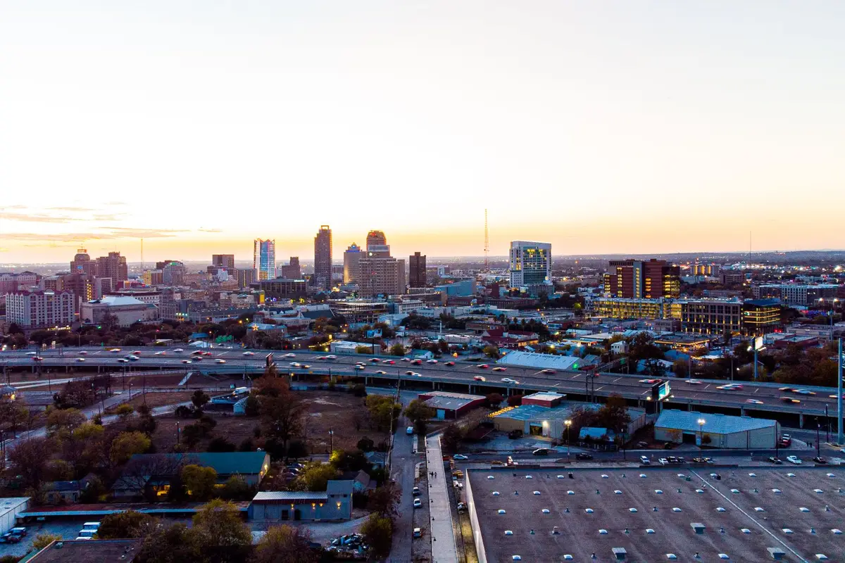 Downtown San Marcos, Texas skyline