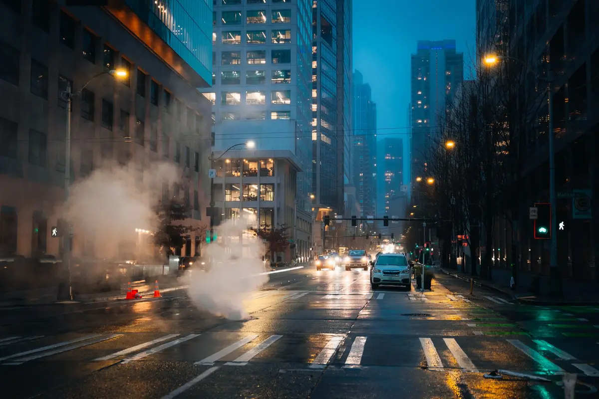 Downtown Seattle, Washington street scene