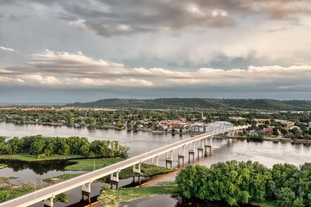 Aerial view of Southaven, Mississippi