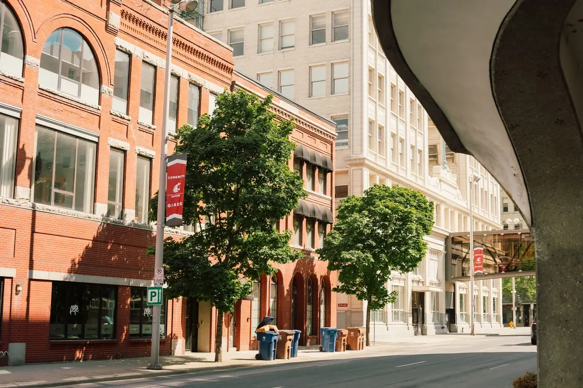 Downtown Spokane, Washington street scene