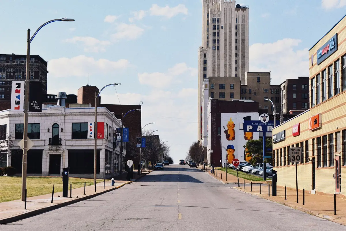 Downtown Springfield, Missouri street scene