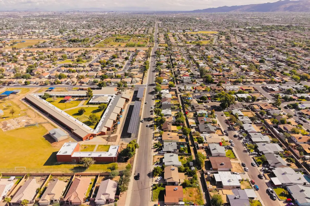 Aerial view of Surprise, Arizona