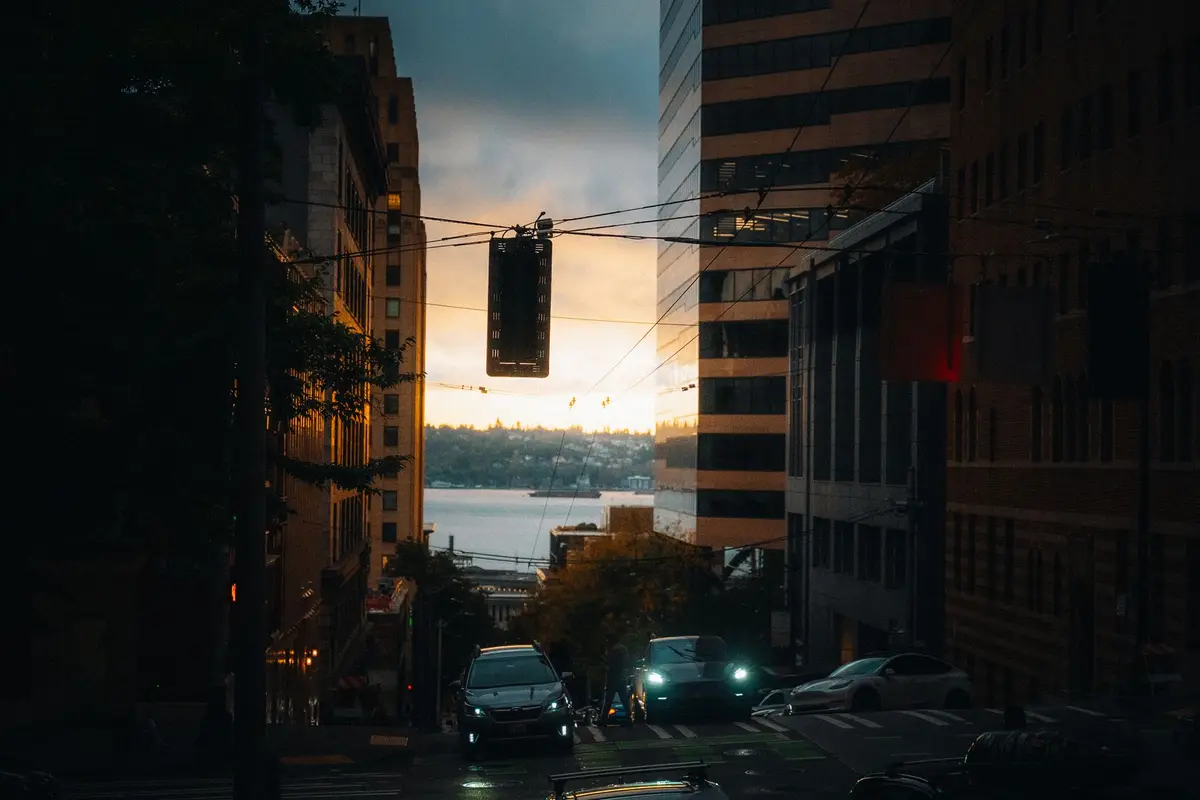Downtown Tacoma, Washington street scene