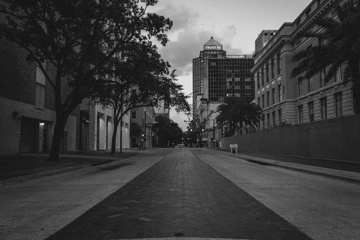 Downtown Tampa, Florida street scene