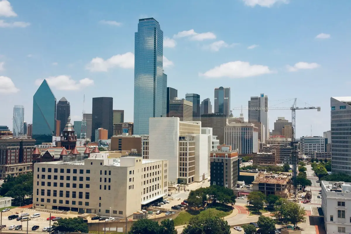 A major Texas city skyline