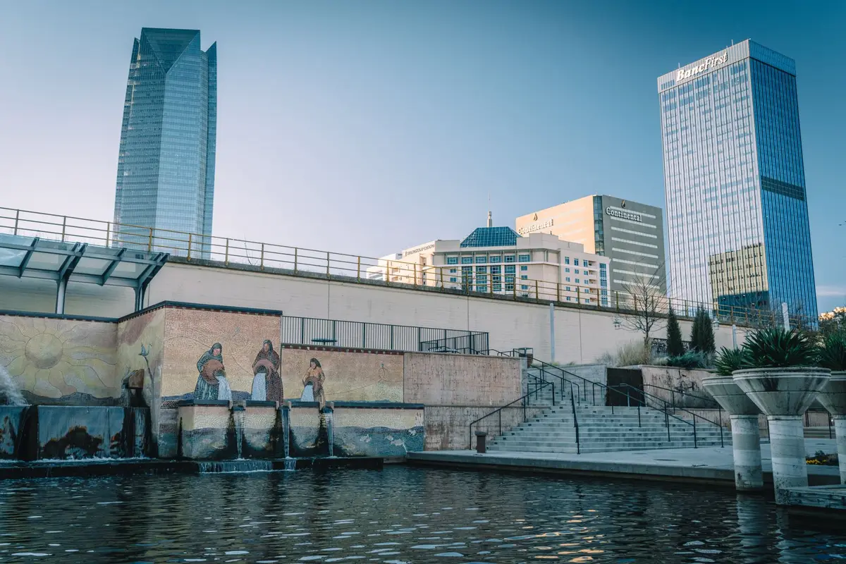 A park in Tulsa, Oklahoma