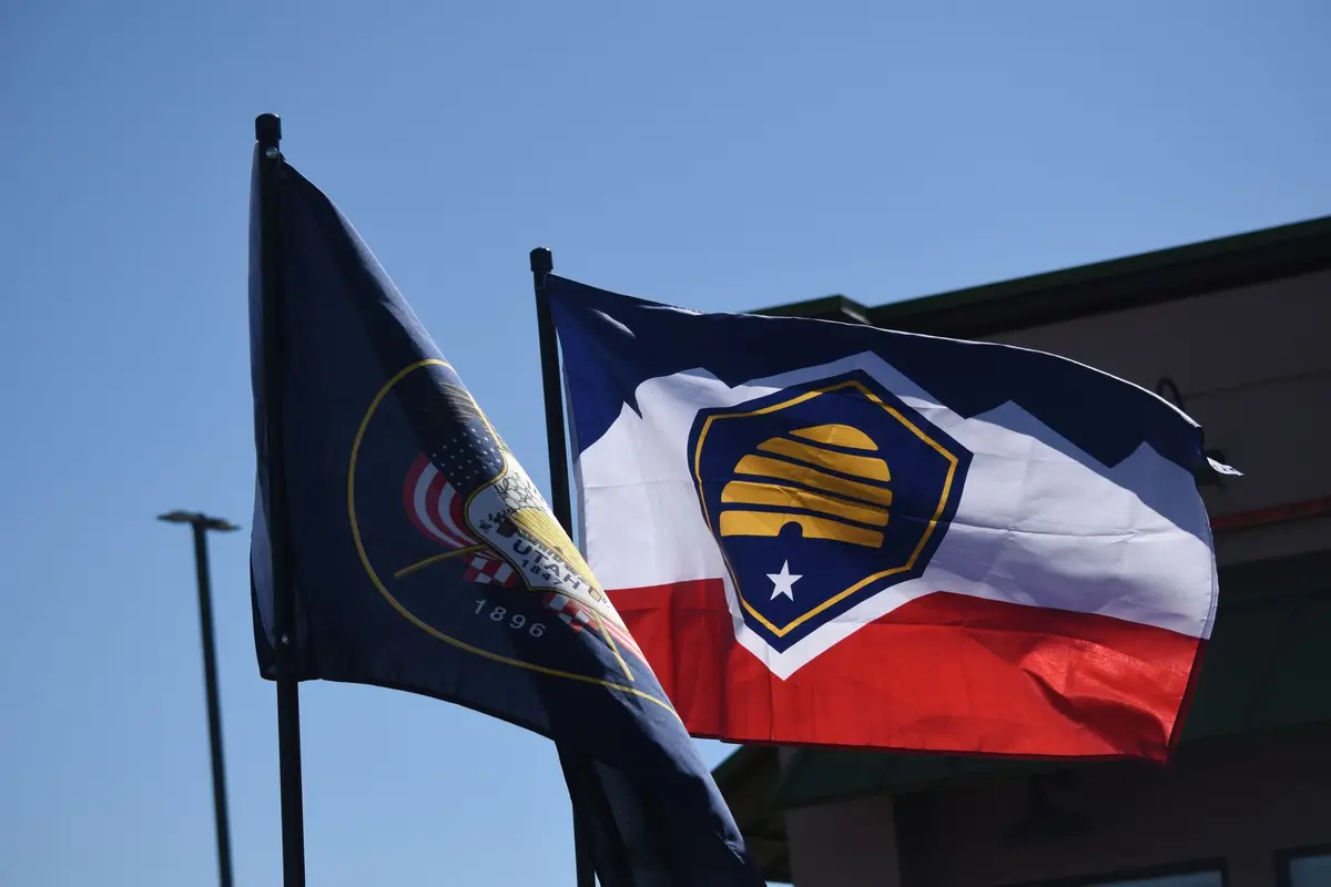 The Utah state flag