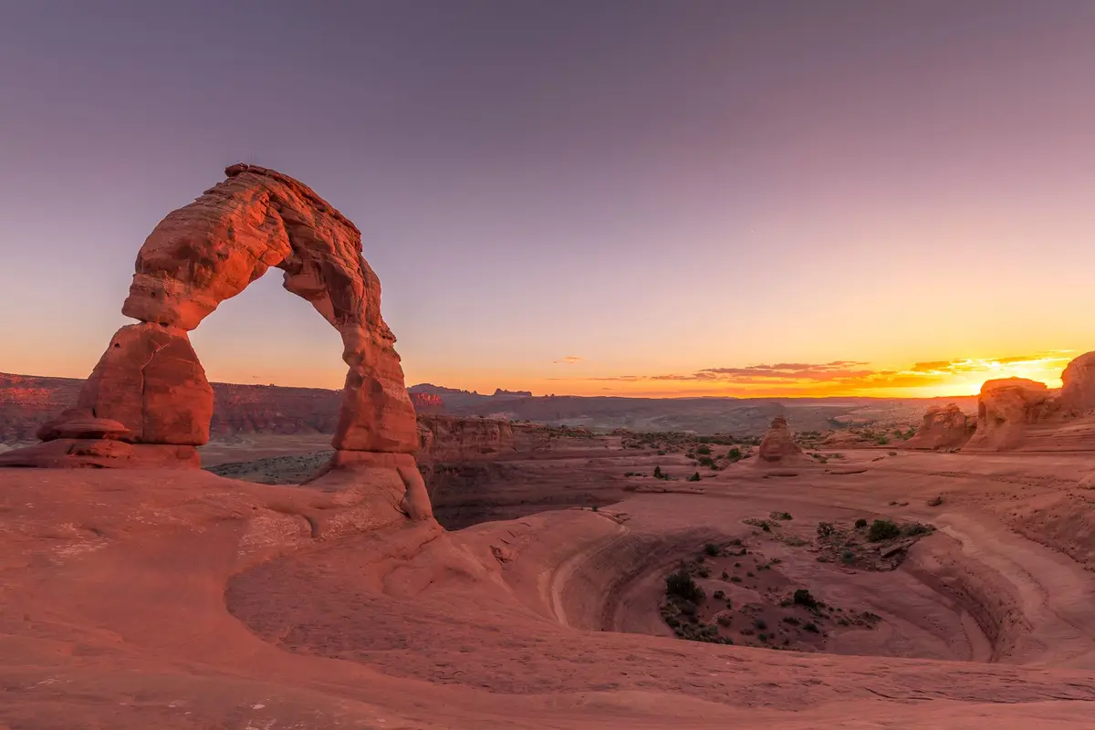A wide Utah landscape