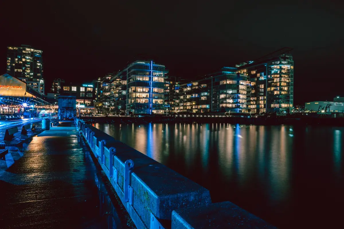 Vancouver, Washington skyline at night