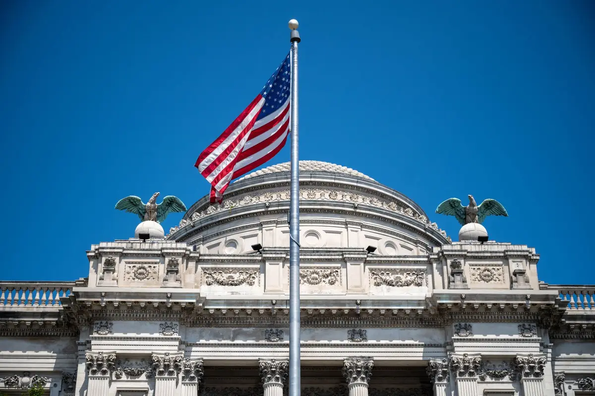 The Wisconsin state flag